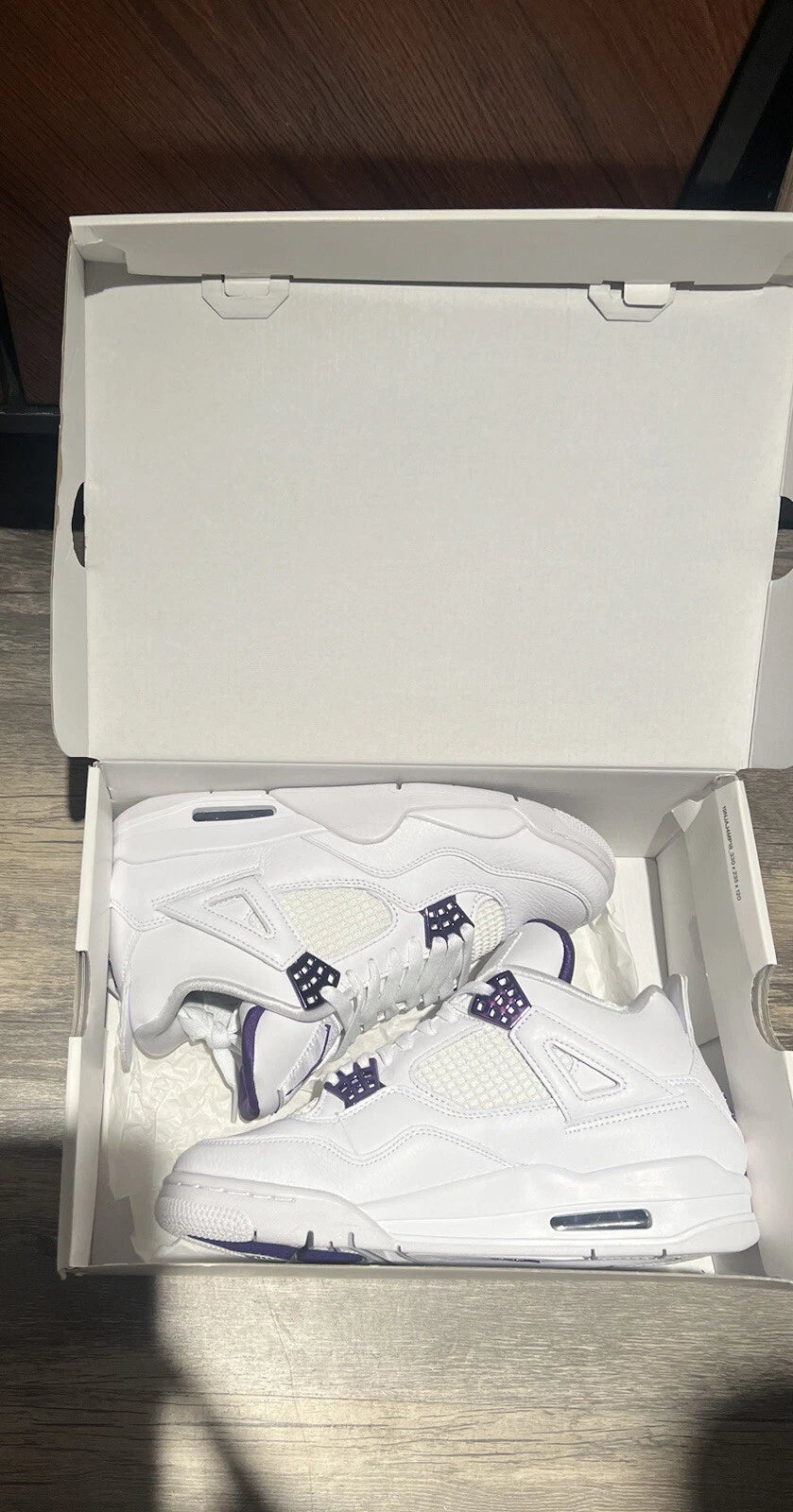 Air Jordan 4 metallic purple